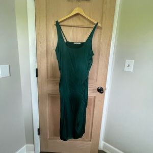 Abercrombie silk slip dress